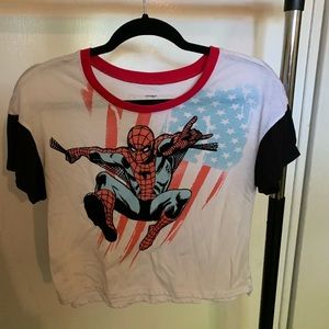 Spiderman crop top